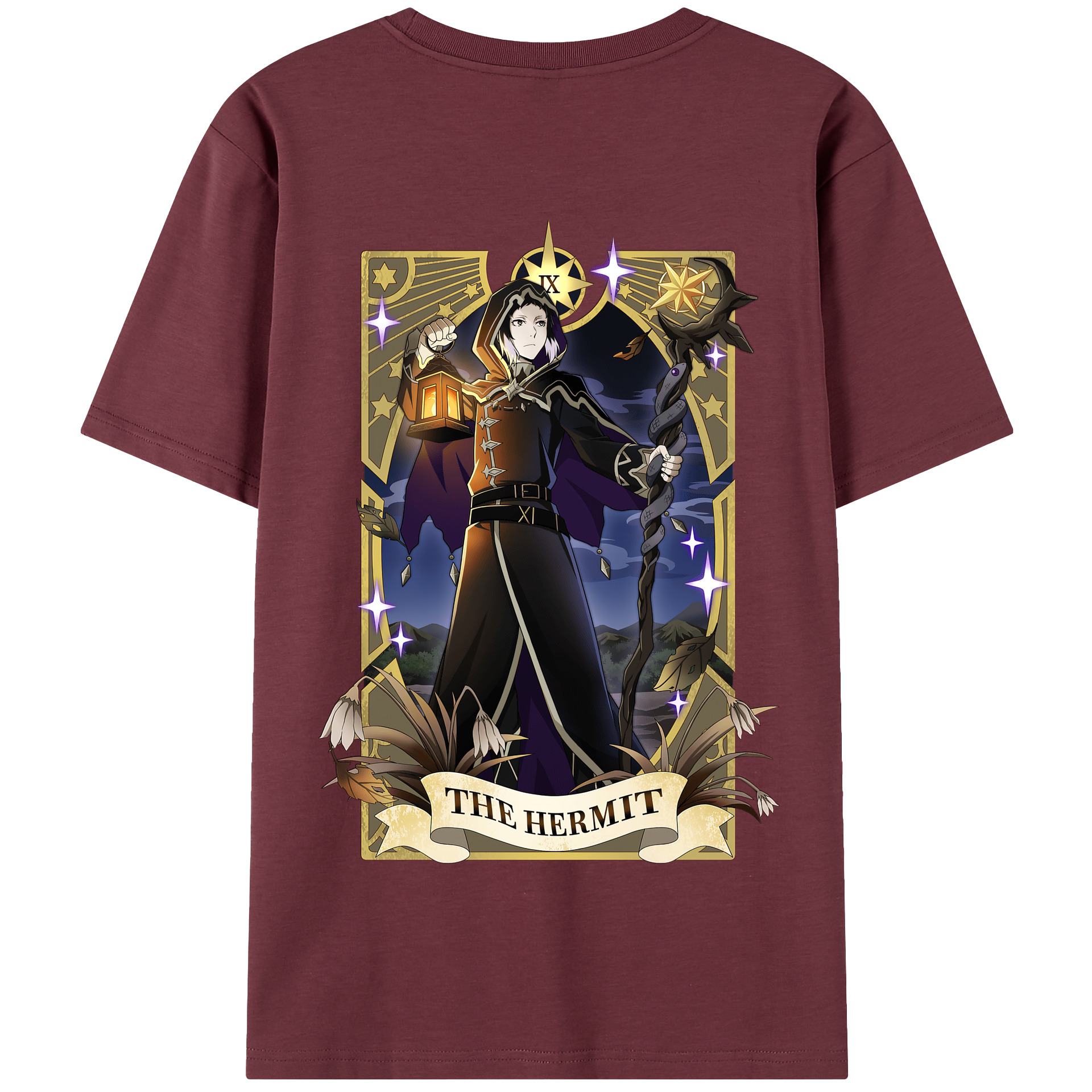（画像用） 文豪ストレイドッグス Bungo Stray Dogs 綿100％半袖Tシャツ（背面プリント）